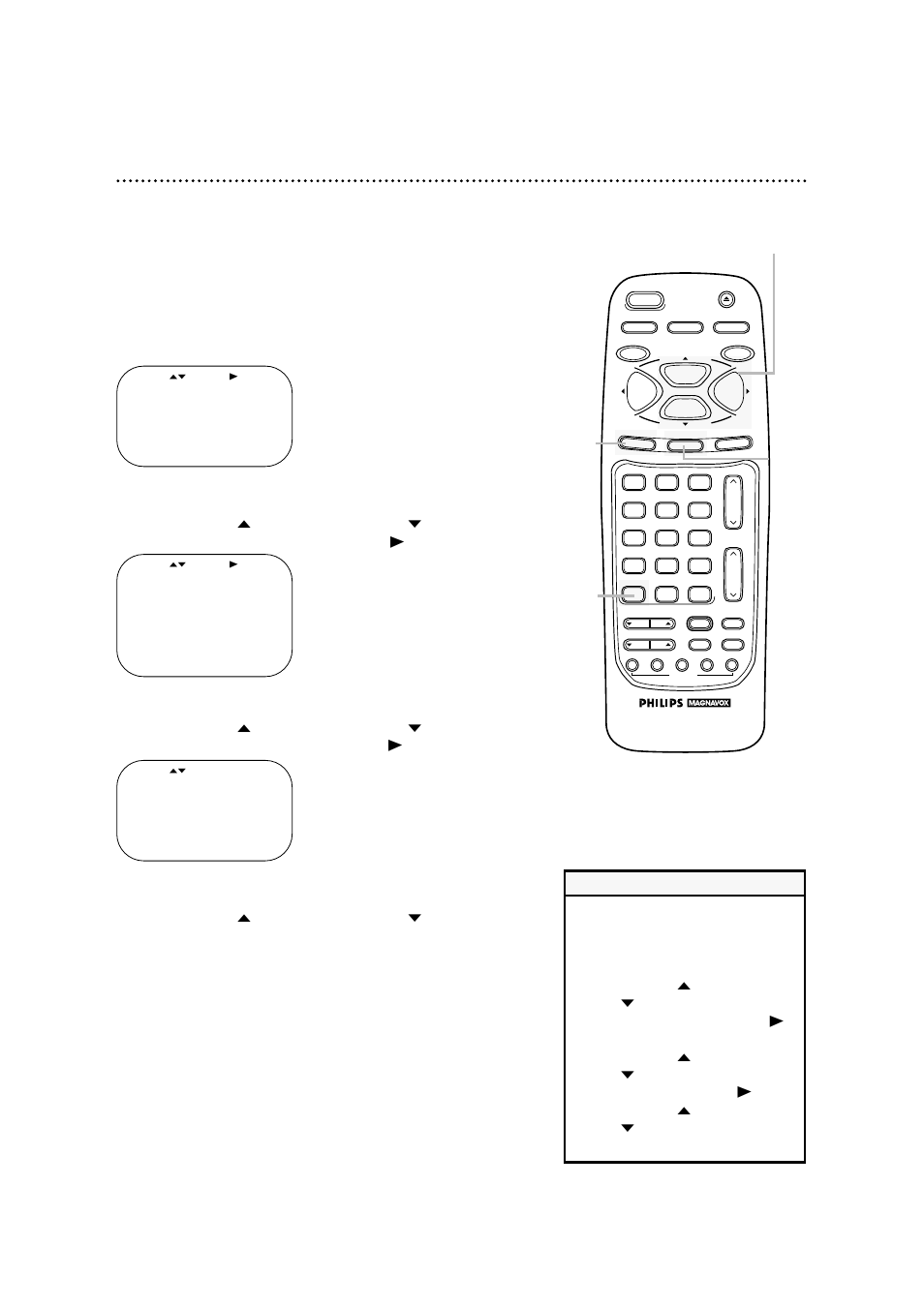 20 language selection, Helpful hint | Philips VRA671AT User Manual | Page 20 / 68