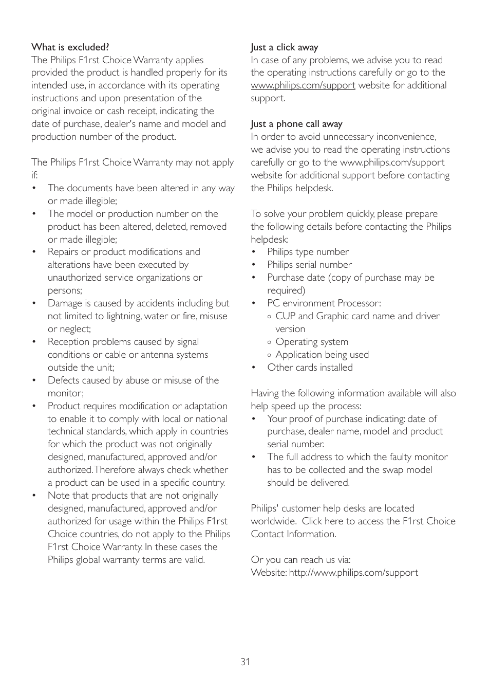 Philips 202EL2SB-27 User Manual | Page 33 / 50