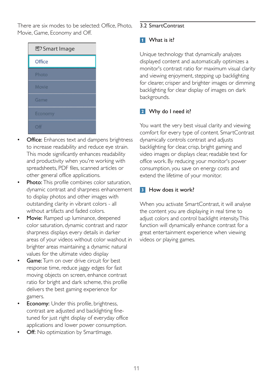 Philips 231S2CB-27 User Manual | Page 13 / 59