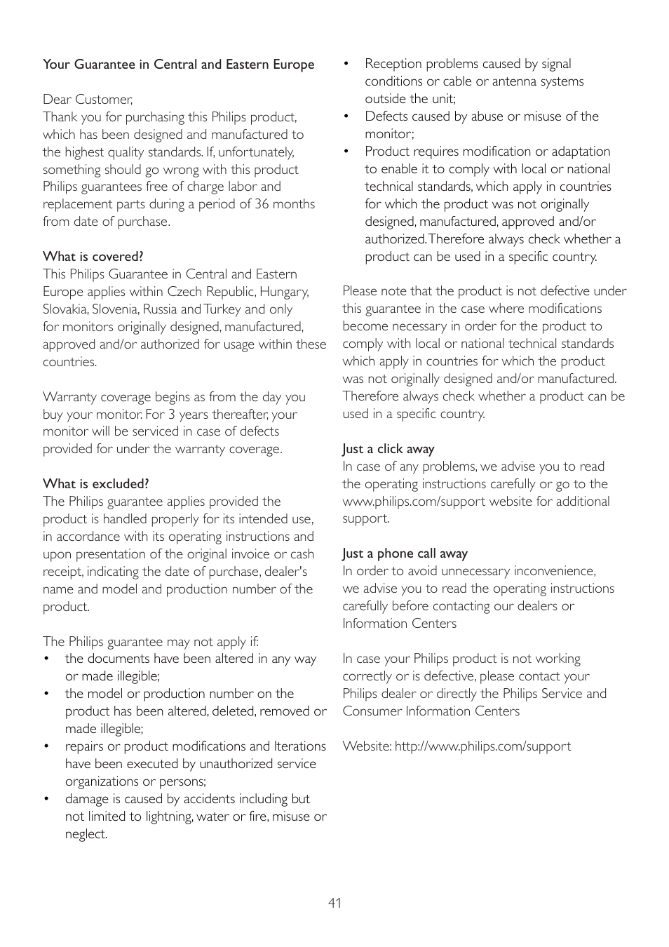Philips 231S2CB-27 User Manual | Page 43 / 59