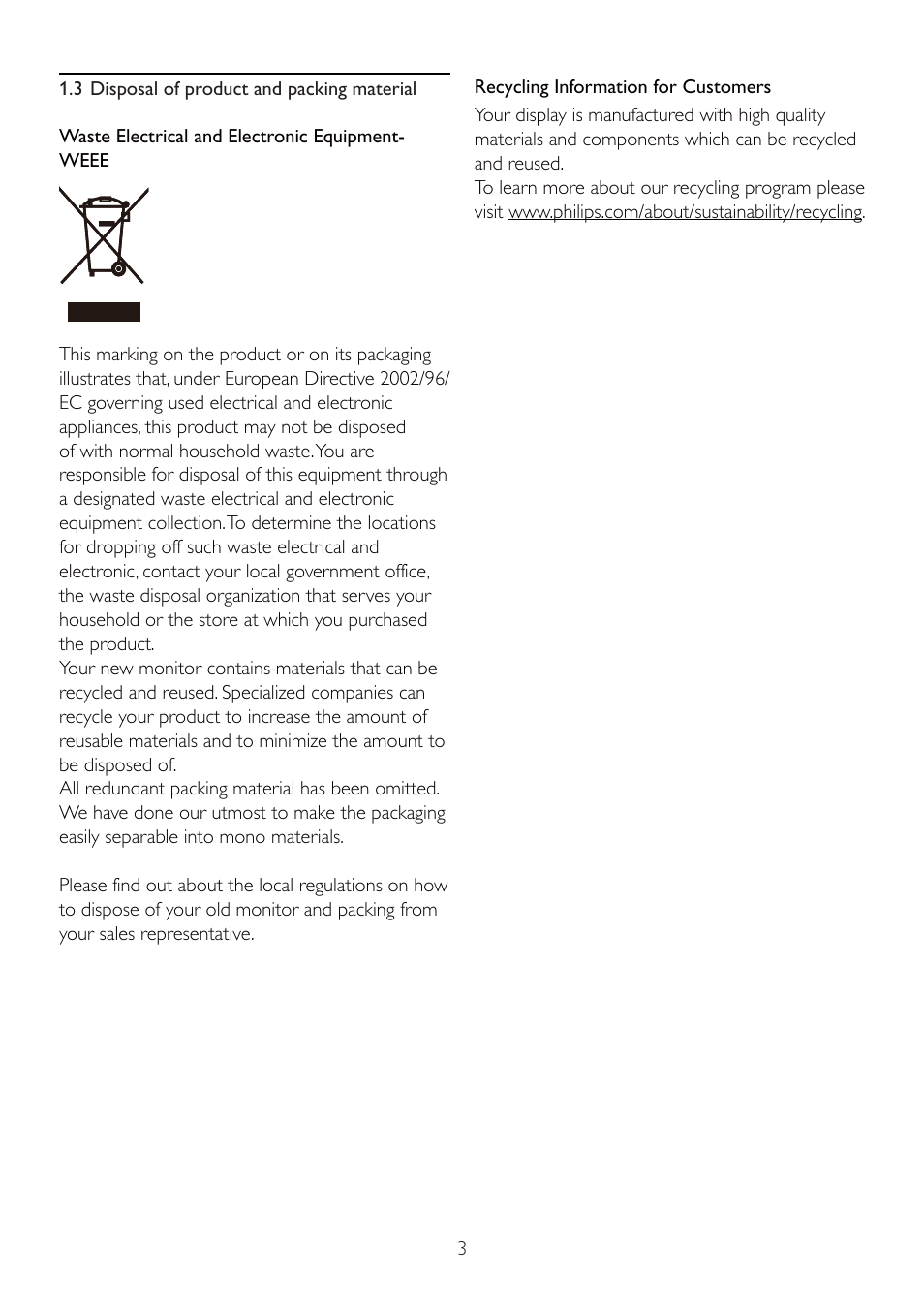 Philips 231S2CB-27 User Manual | Page 5 / 59
