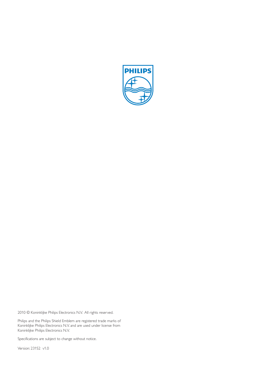 Philips 231S2CB-27 User Manual | Page 59 / 59
