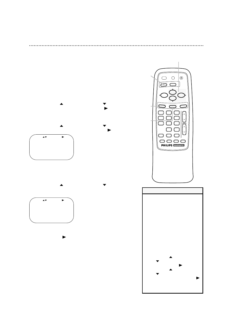Automatic channel setup (cont’d) 13 | Philips VRA411AT99 User Manual | Page 13 / 44