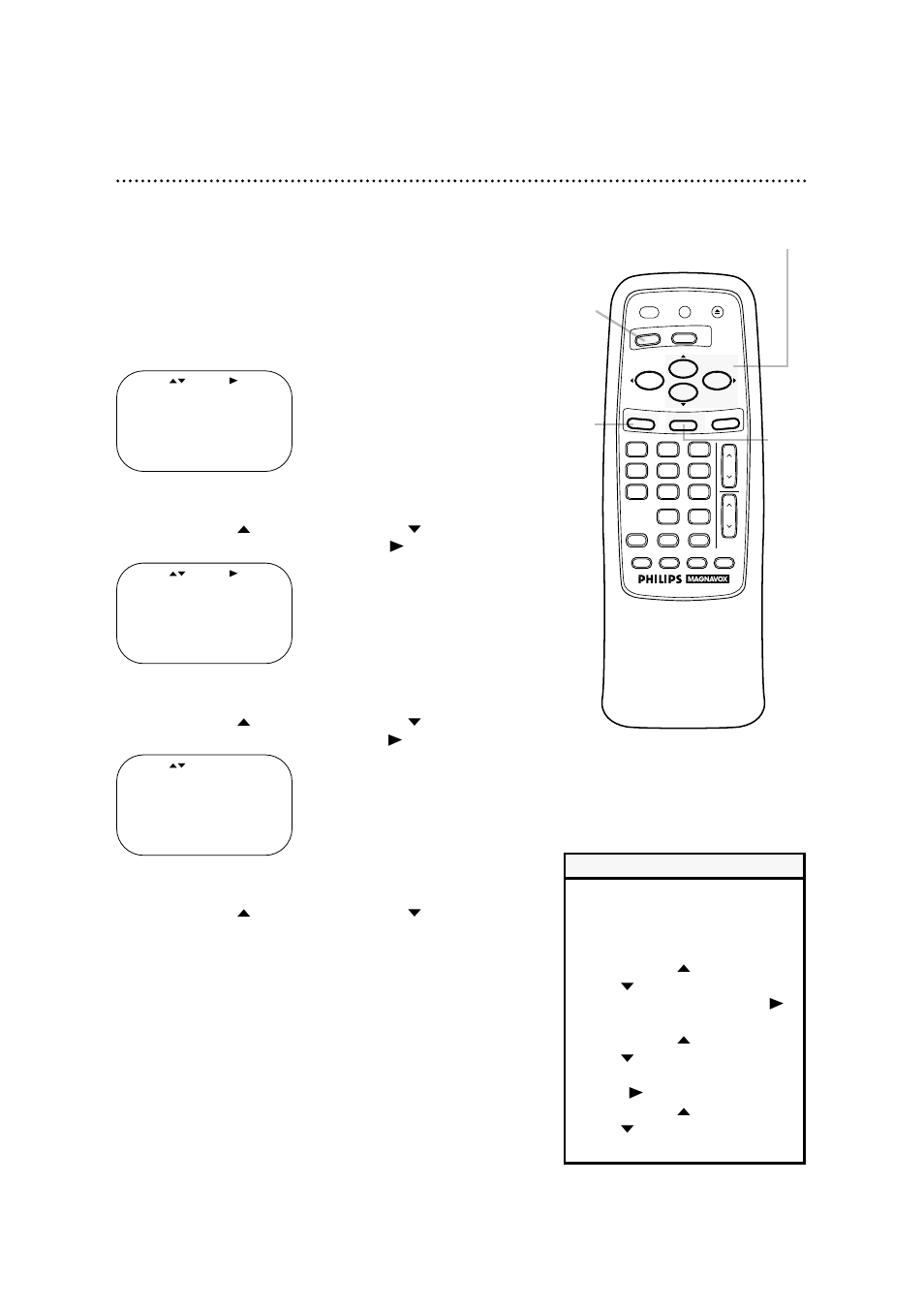 Language selection 17 | Philips VRA411AT99 User Manual | Page 17 / 44