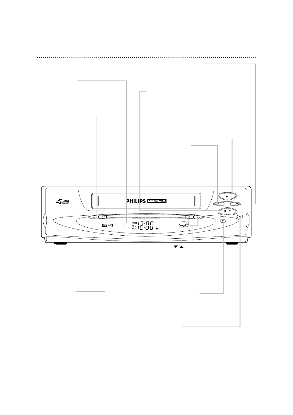 22 front panel | Philips VRA411AT99 User Manual | Page 22 / 44