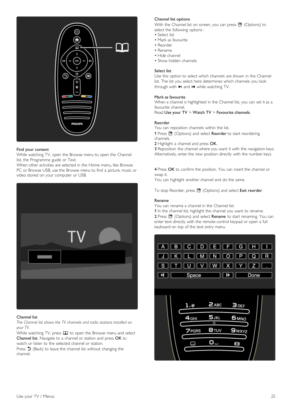 Philips 40PFL8605H-12 User Manual | Page 25 / 91