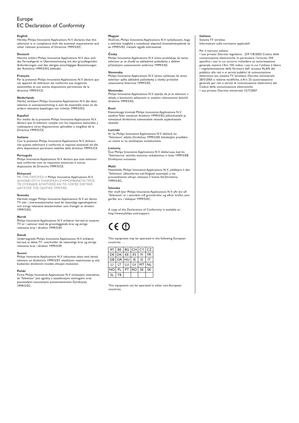 Philips 40PFL8605H-12 User Manual | Page 3 / 91