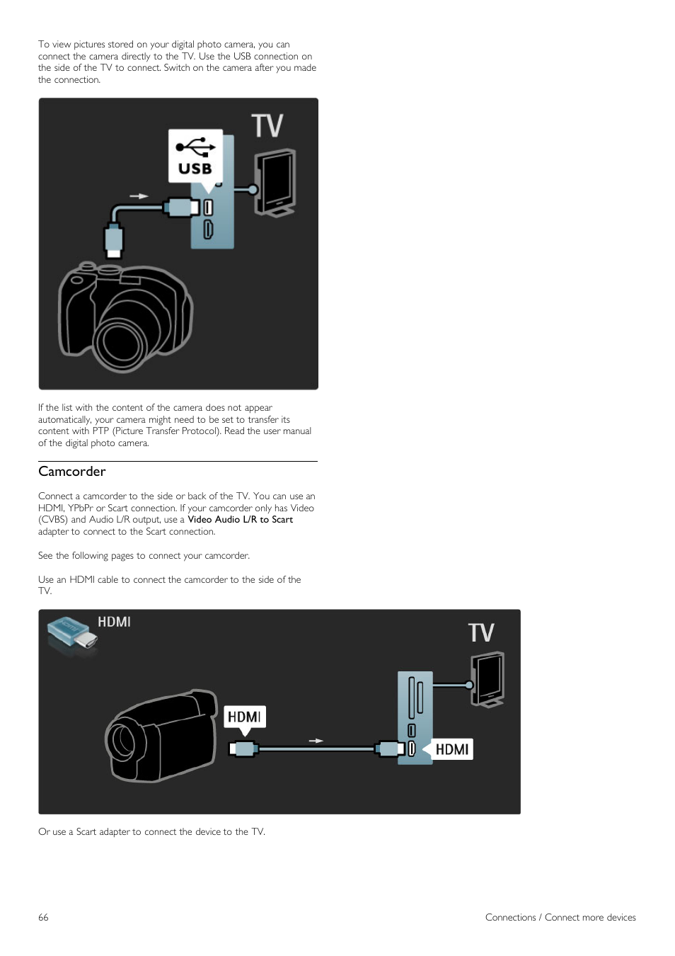 Camcorder | Philips 40PFL8605H-12 User Manual | Page 66 / 91