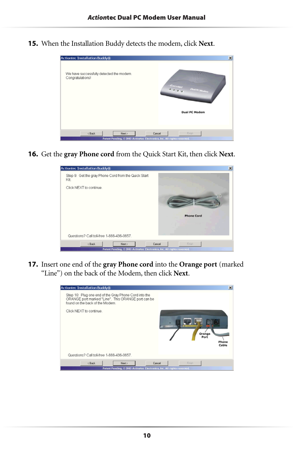 Actiontec electronic Dual PC Modem R7000M User Manual | Page 13 / 81