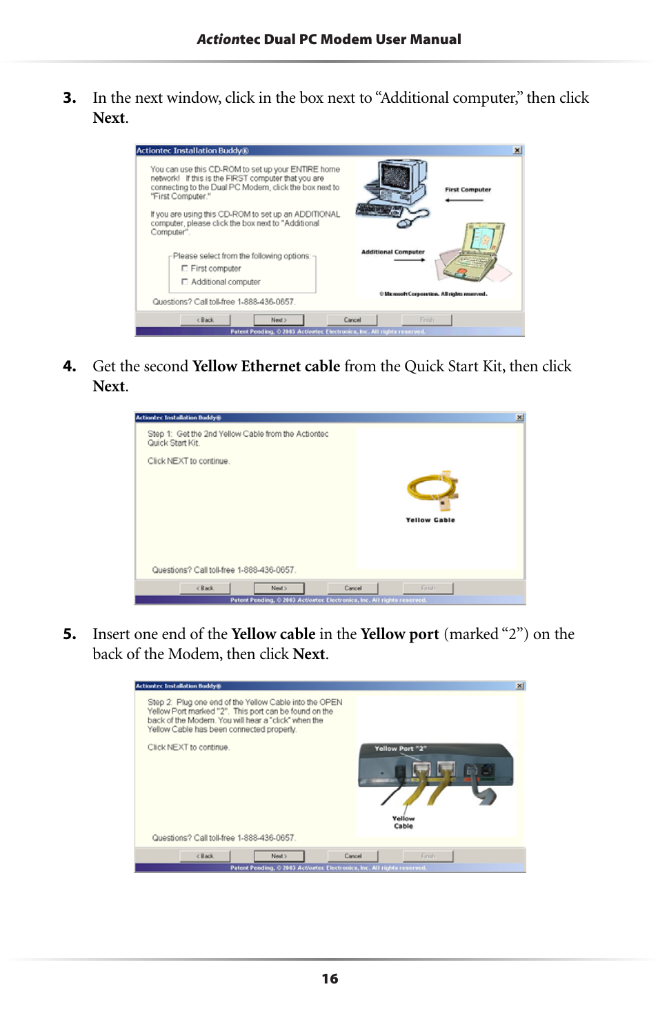 Actiontec electronic Dual PC Modem R7000M User Manual | Page 19 / 81