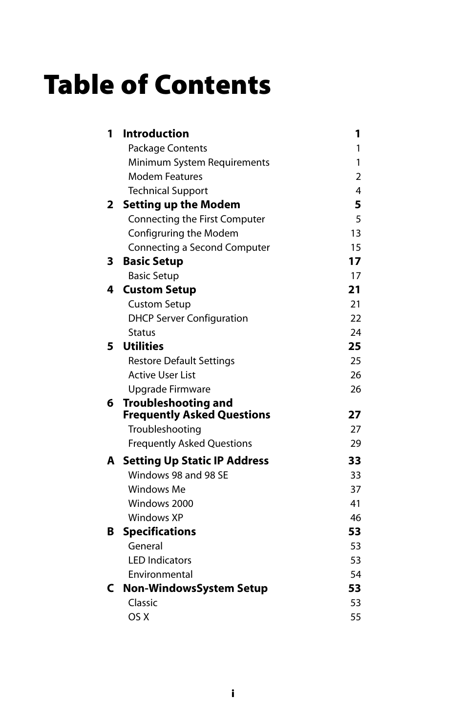 Actiontec electronic Dual PC Modem R7000M User Manual | Page 2 / 81