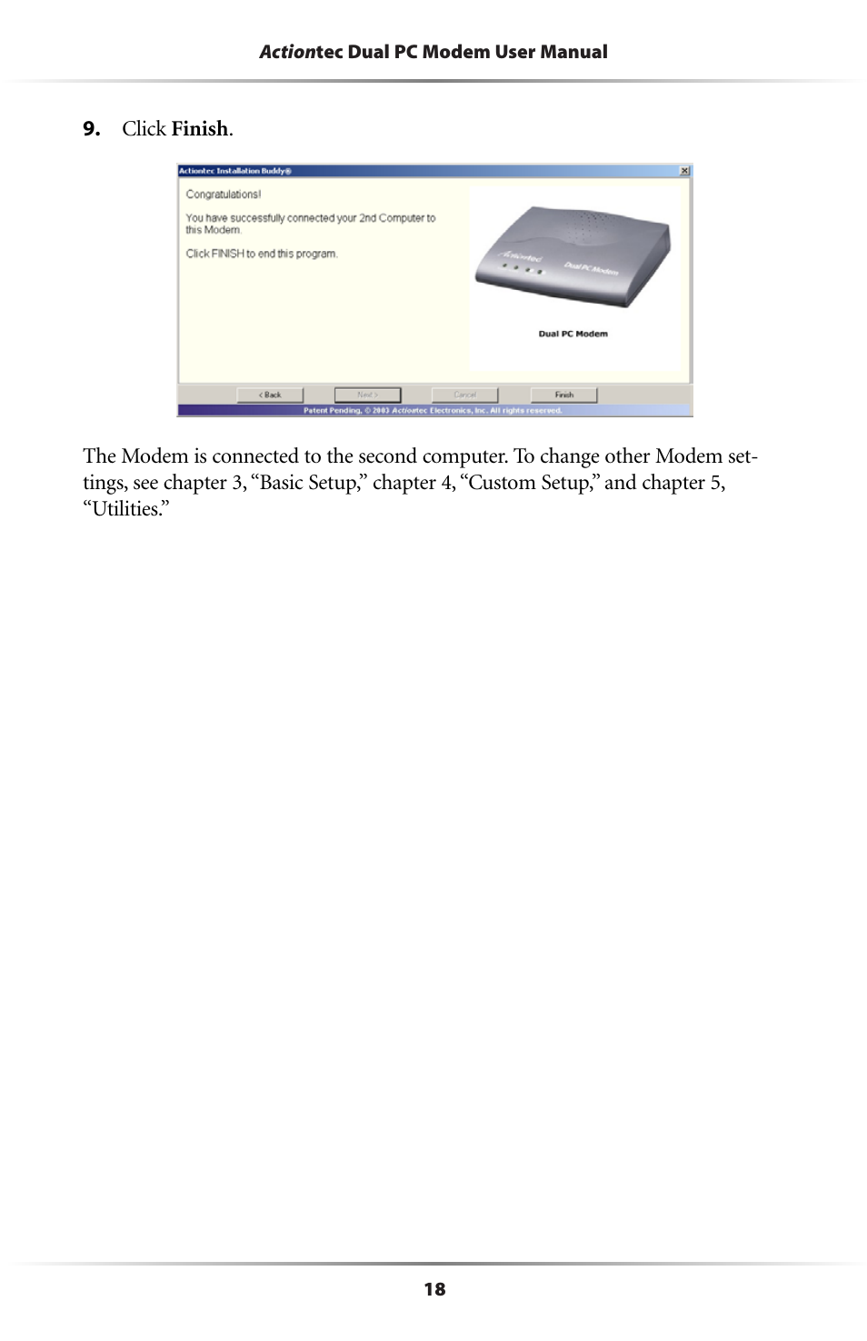 Actiontec electronic Dual PC Modem R7000M User Manual | Page 21 / 81