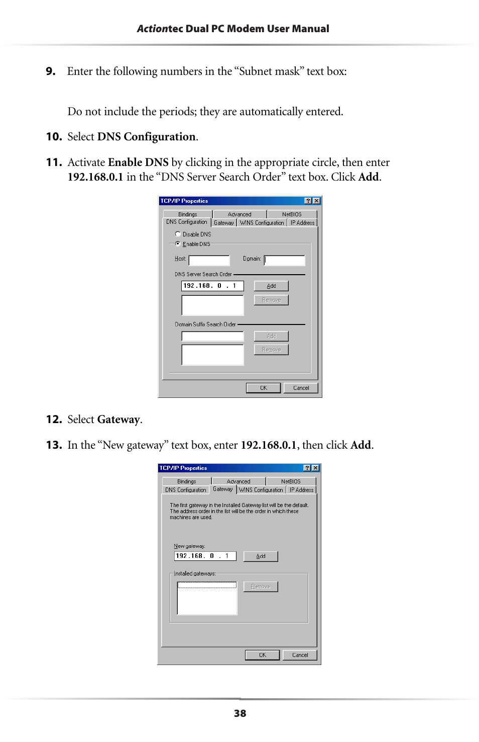 Actiontec electronic Dual PC Modem R7000M User Manual | Page 41 / 81