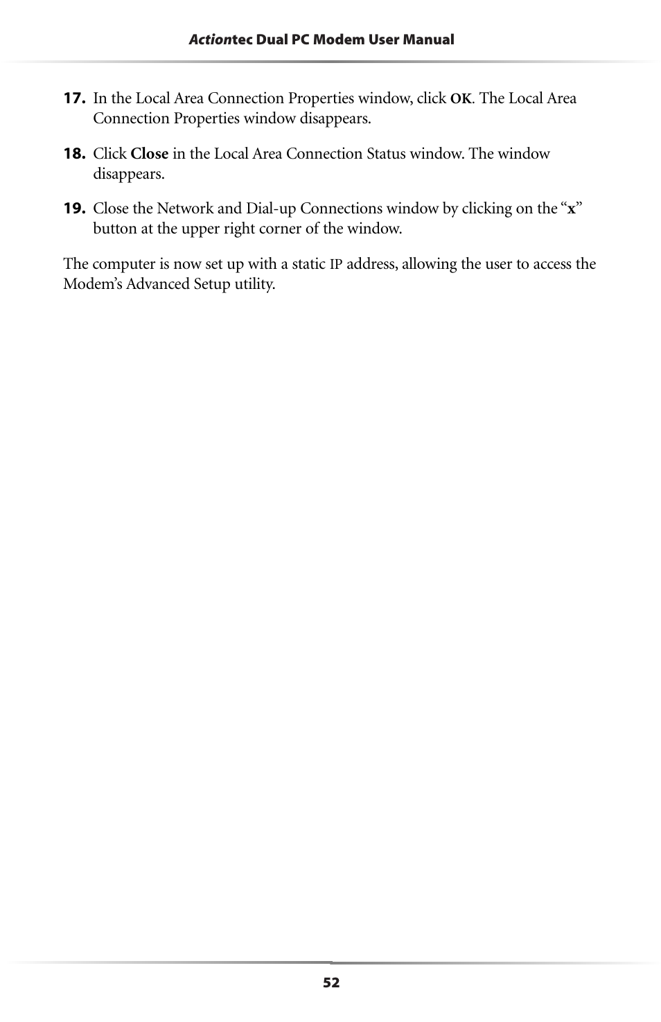 Actiontec electronic Dual PC Modem R7000M User Manual | Page 55 / 81