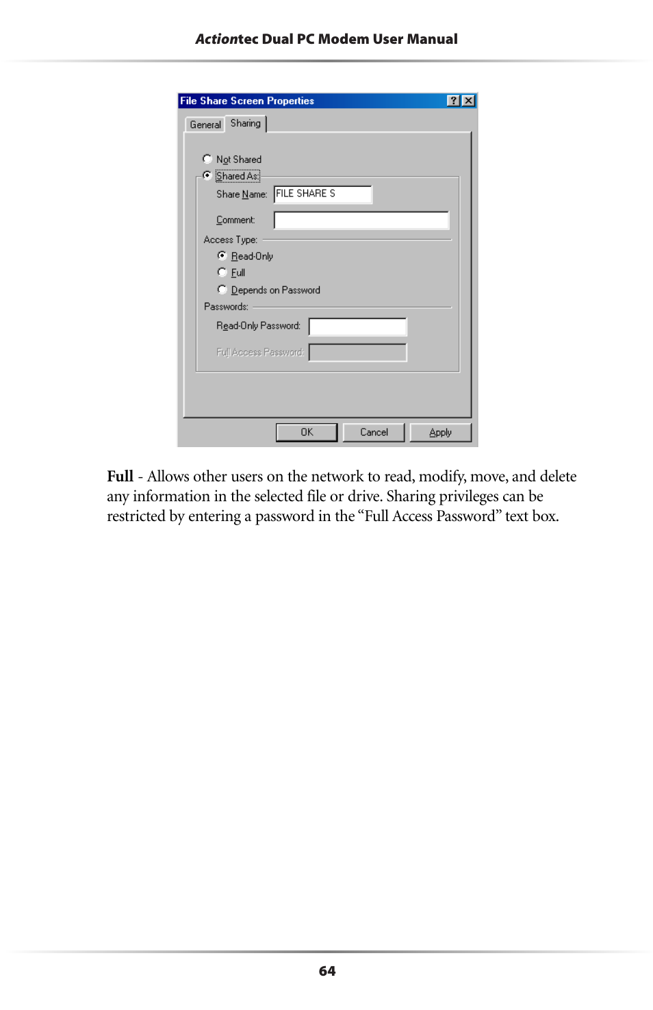 Actiontec electronic Dual PC Modem R7000M User Manual | Page 67 / 81