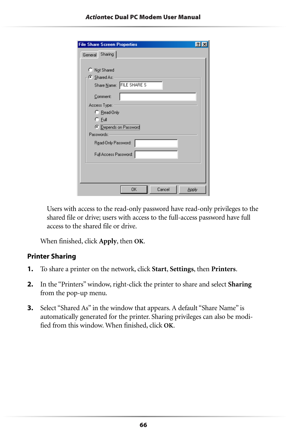 Actiontec electronic Dual PC Modem R7000M User Manual | Page 69 / 81