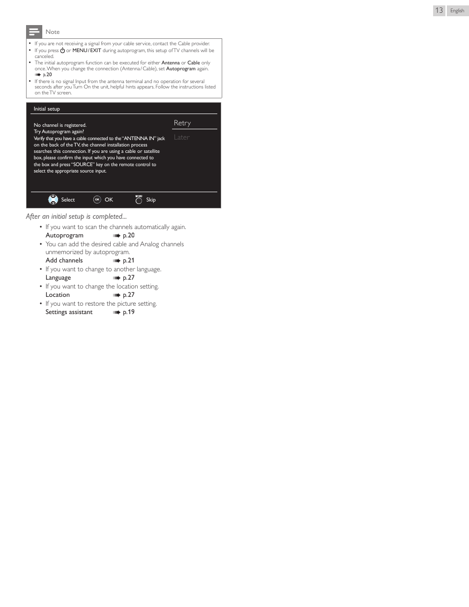 Philips 40PFL4707-F7 User Manual | Page 13 / 38