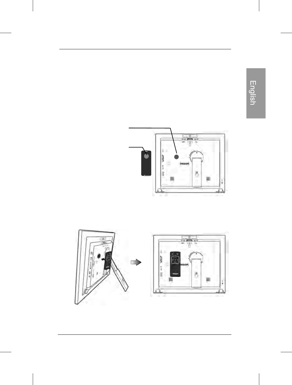 Using the remote control (8" and 10" models only) | Philips SPF3472-G7 User Manual | Page 12 / 126