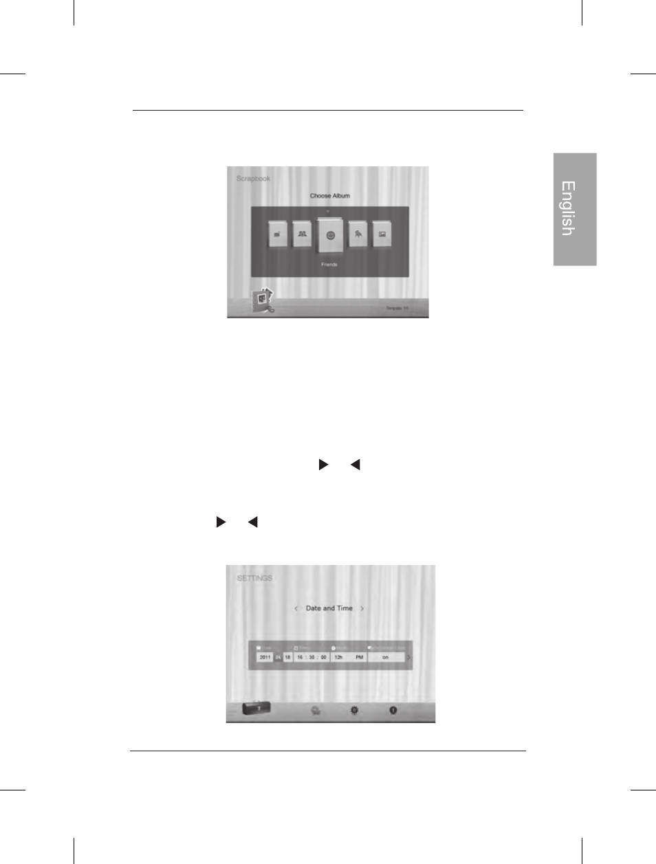 Using settings | Philips SPF3472-G7 User Manual | Page 36 / 126