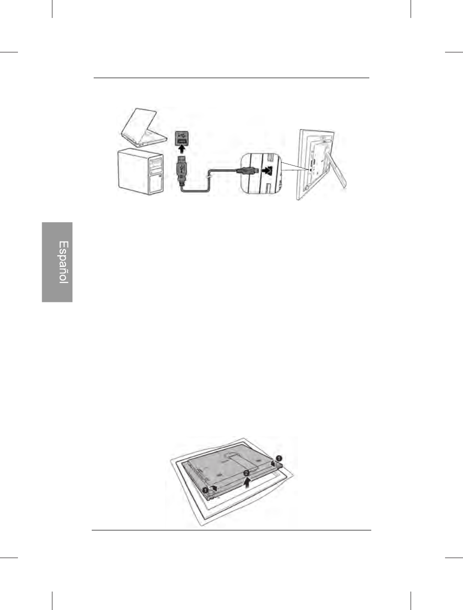 Paso 7: reemplazo de la esterilla de papel, Español | Philips SPF3472-G7 User Manual | Page 61 / 126