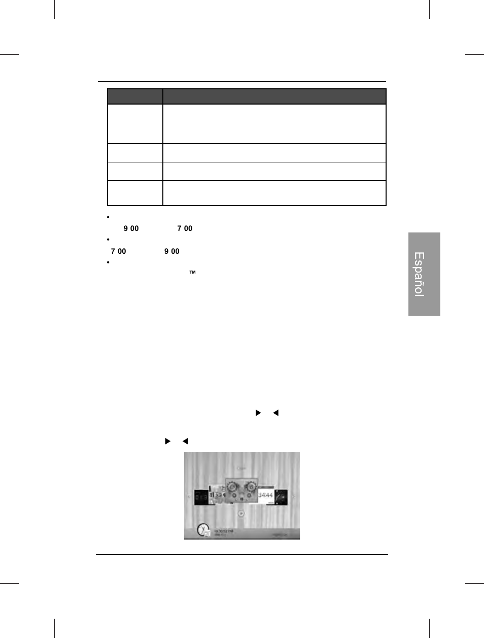 Utilización de reloj (botón de acceso a ez), Selección de un tema del reloj | Philips SPF3472-G7 User Manual | Page 76 / 126