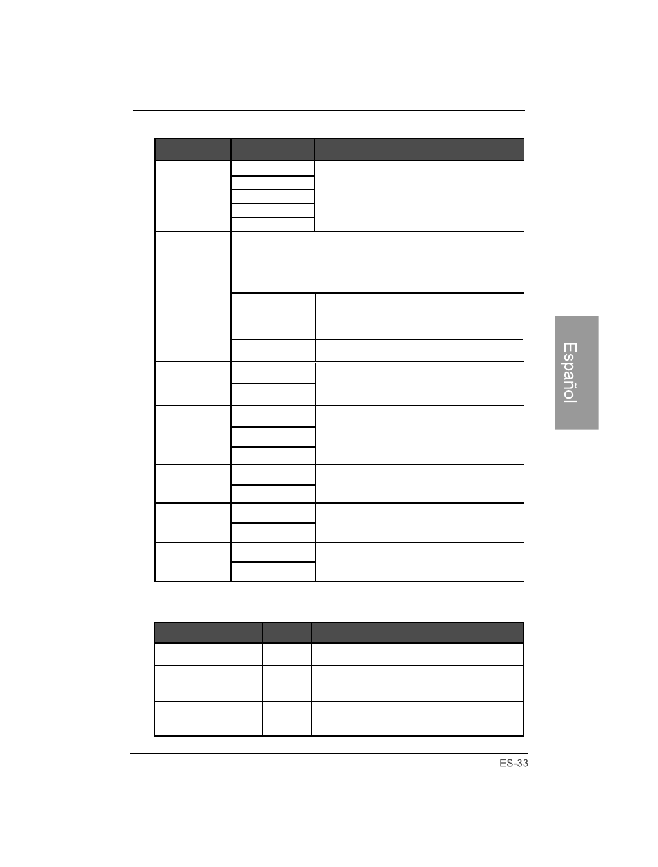 Página configuración general menu information, Español | Philips SPF3472-G7 User Manual | Page 80 / 126