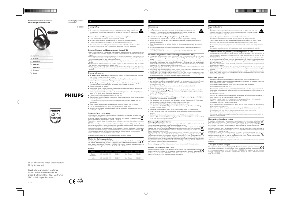 Philips SHC2000-79 User Manual | Page 3 / 4