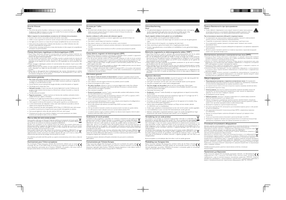 Philips SHC2000-79 User Manual | Page 4 / 4