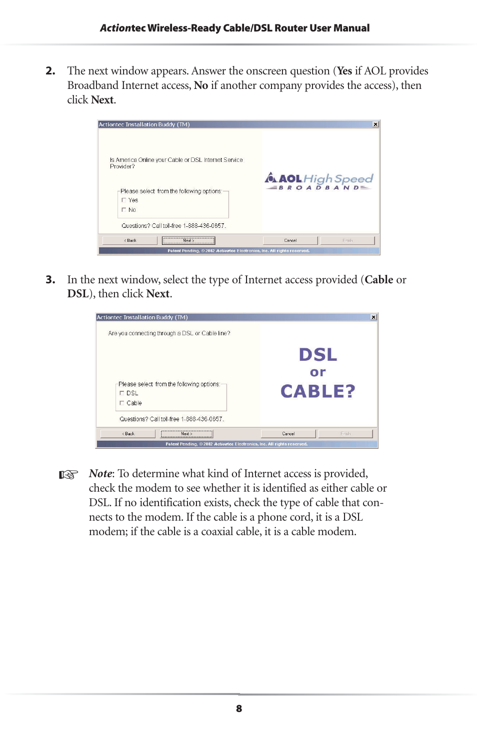 Actiontec electronic GEU404000-01 User Manual | Page 11 / 79