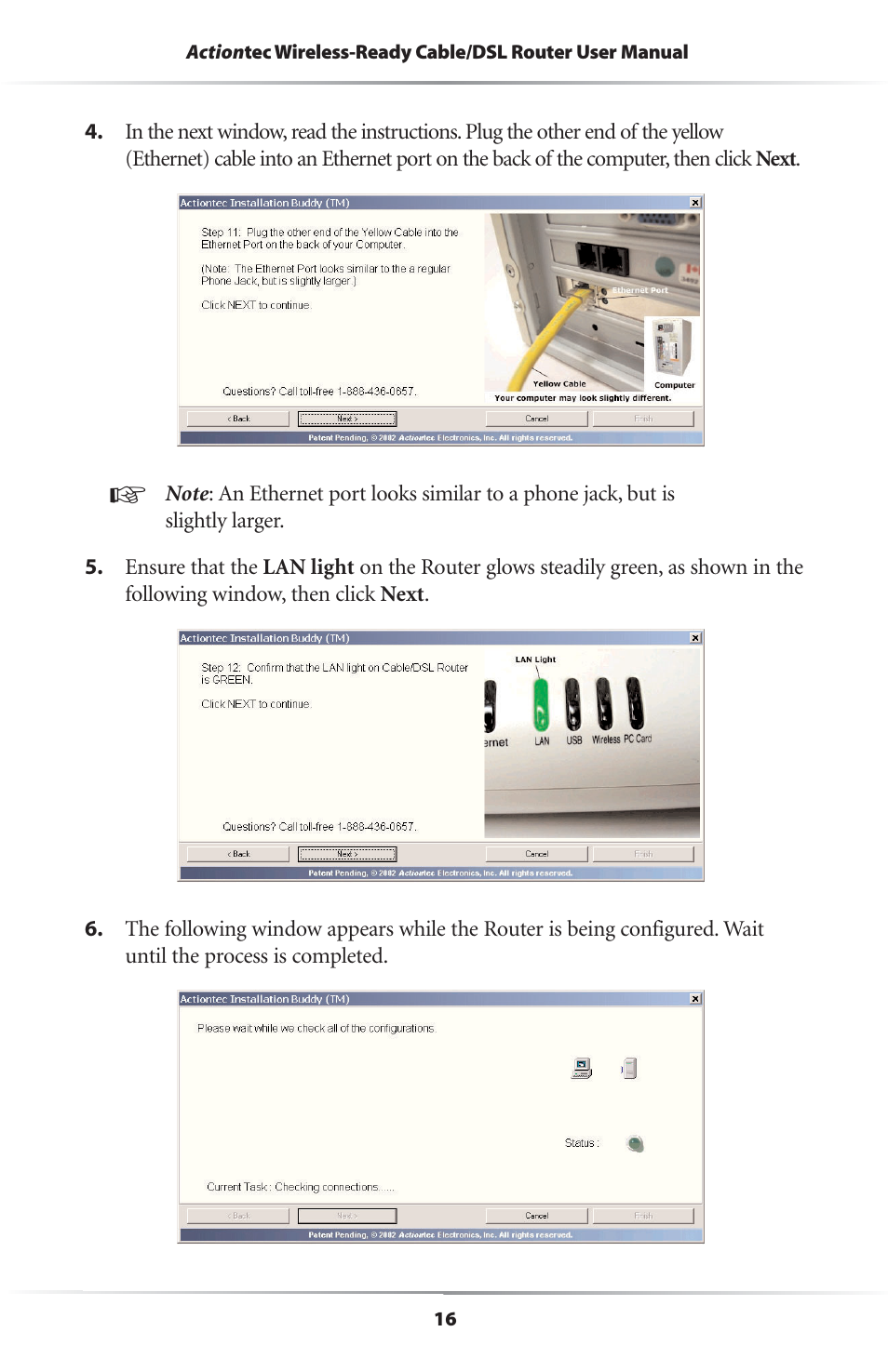 Actiontec electronic GEU404000-01 User Manual | Page 19 / 79