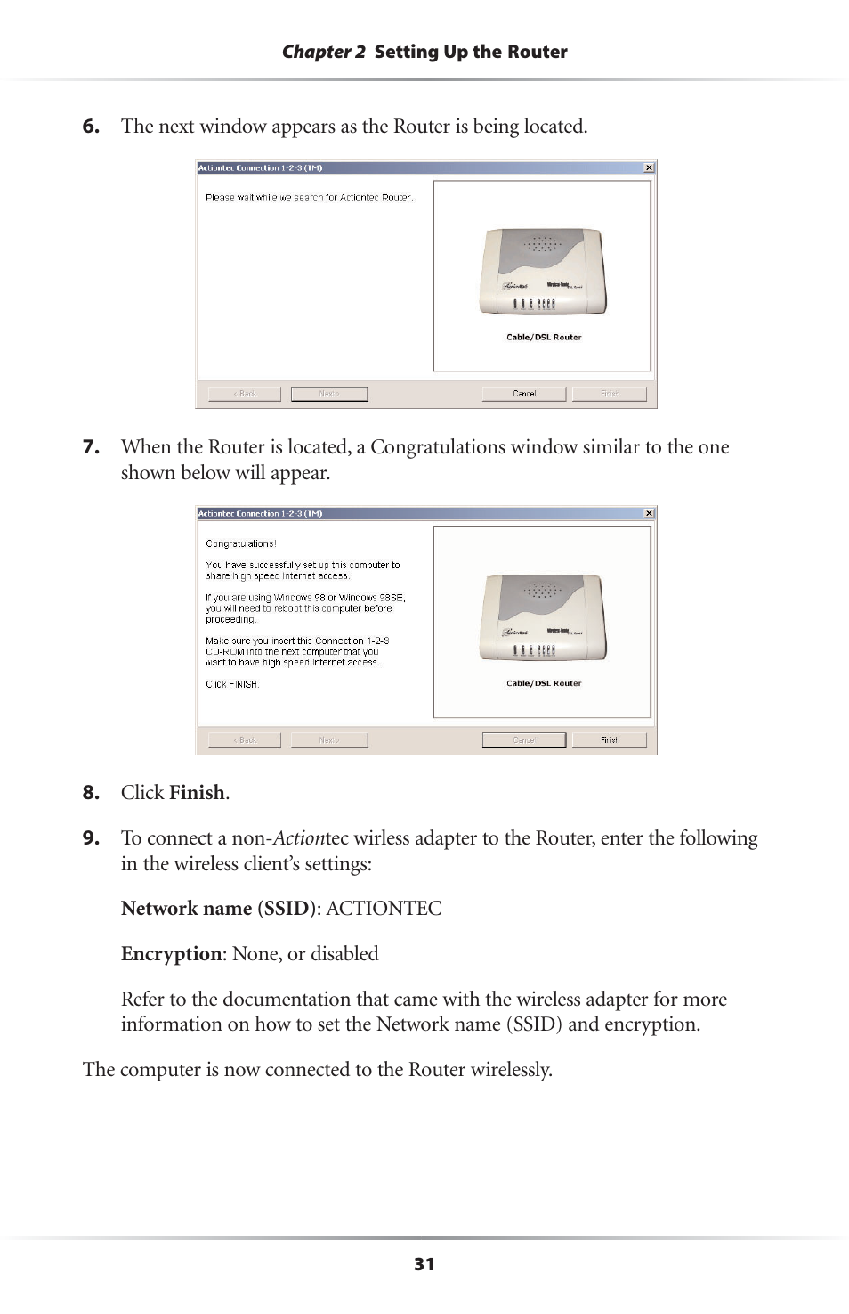 Actiontec electronic GEU404000-01 User Manual | Page 34 / 79