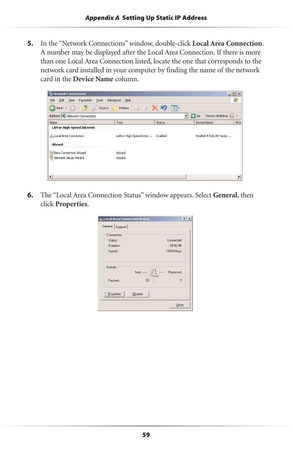 Actiontec electronic GEU404000-01 User Manual | Page 62 / 79