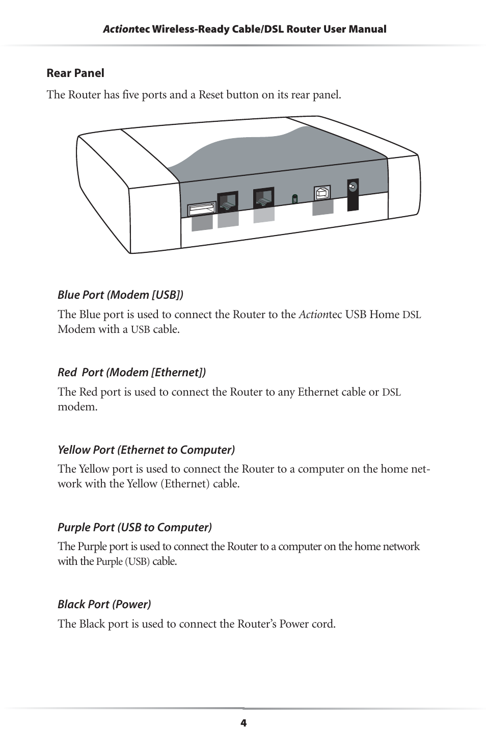 Modem with a | Actiontec electronic GEU404000-01 User Manual | Page 7 / 79