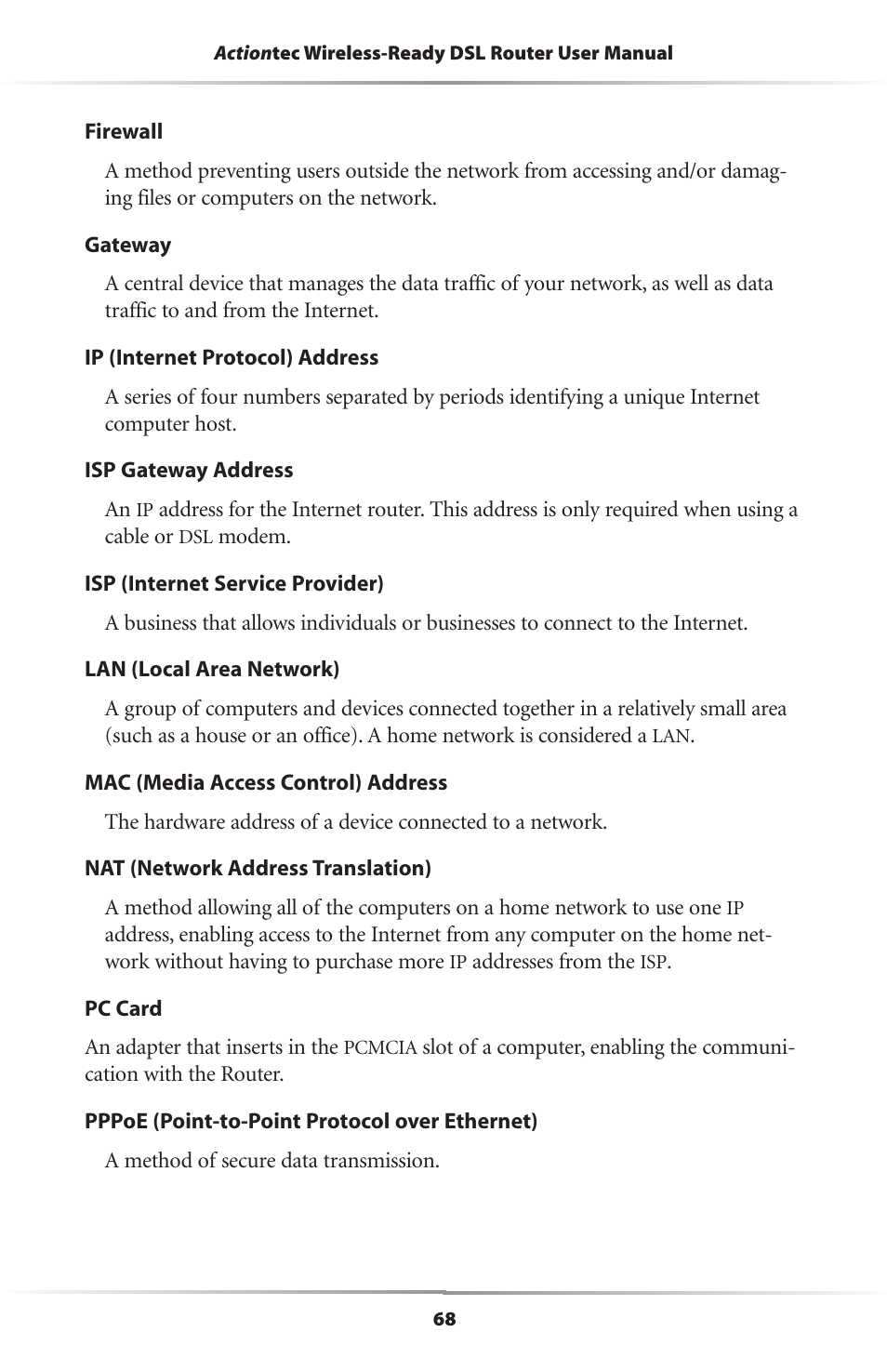 Actiontec electronic GEU404000-01 User Manual | Page 71 / 79