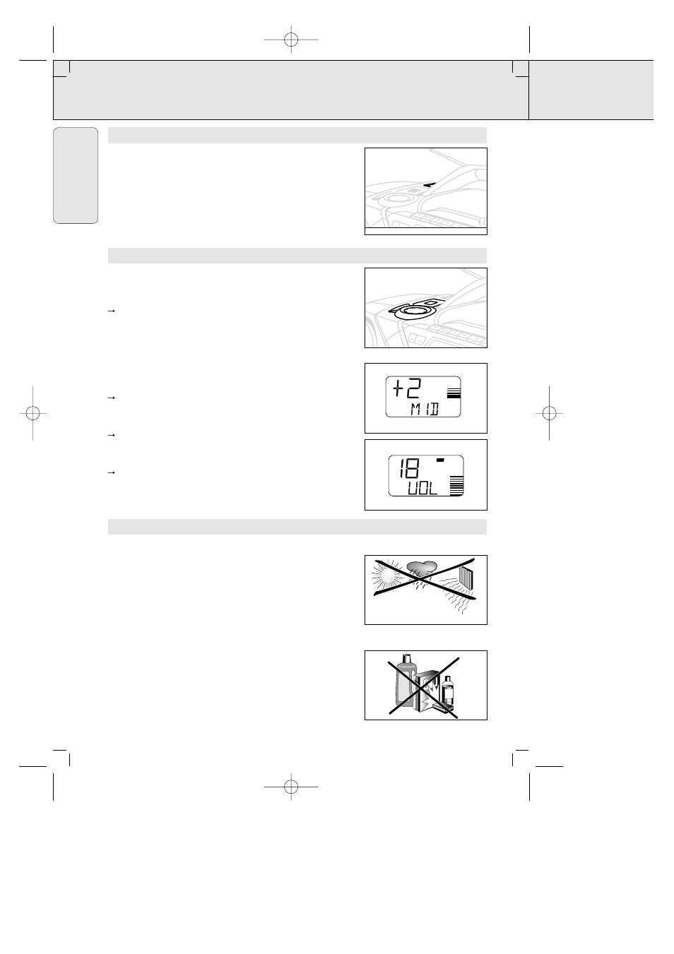 Basic functions general information, General maintenance, Safety information | English, Bat l, Cd ra dio c asset te re cord er stop play •pau se | Philips AZ157517 User Manual | Page 5 / 12