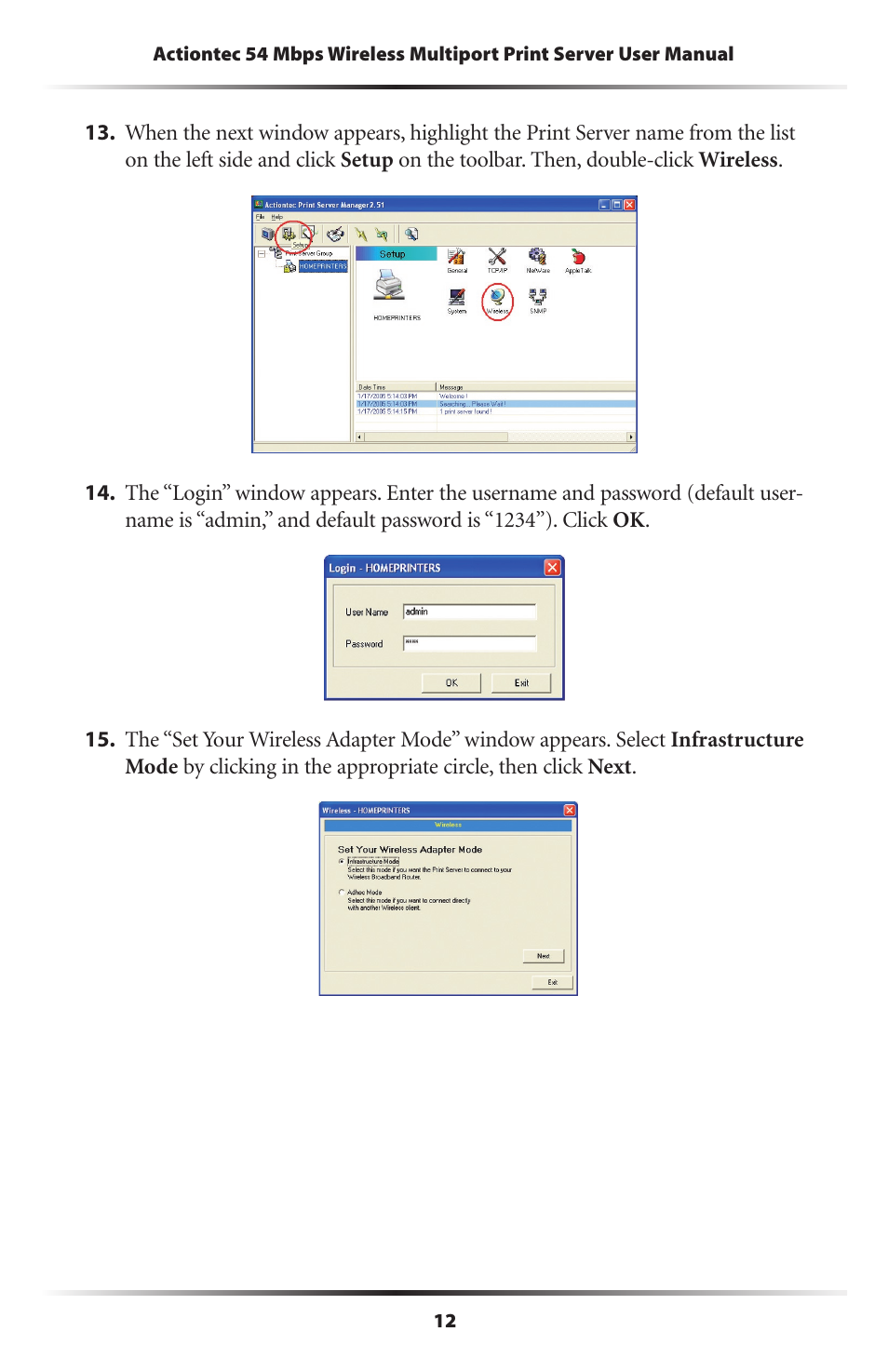 Actiontec electronic 802PSG User Manual | Page 15 / 77