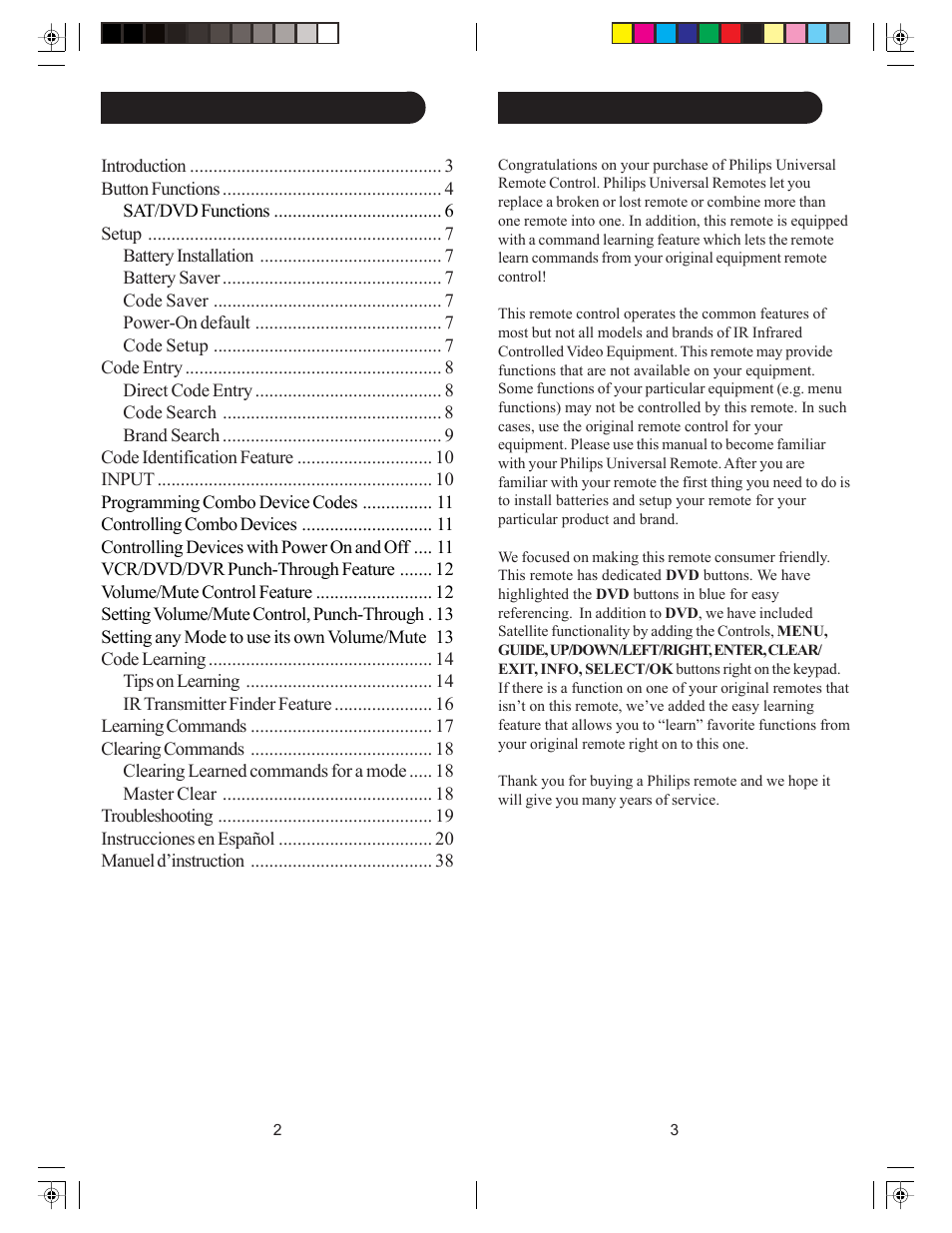 Philips US2-PHDVD5 User Manual | Page 2 / 29