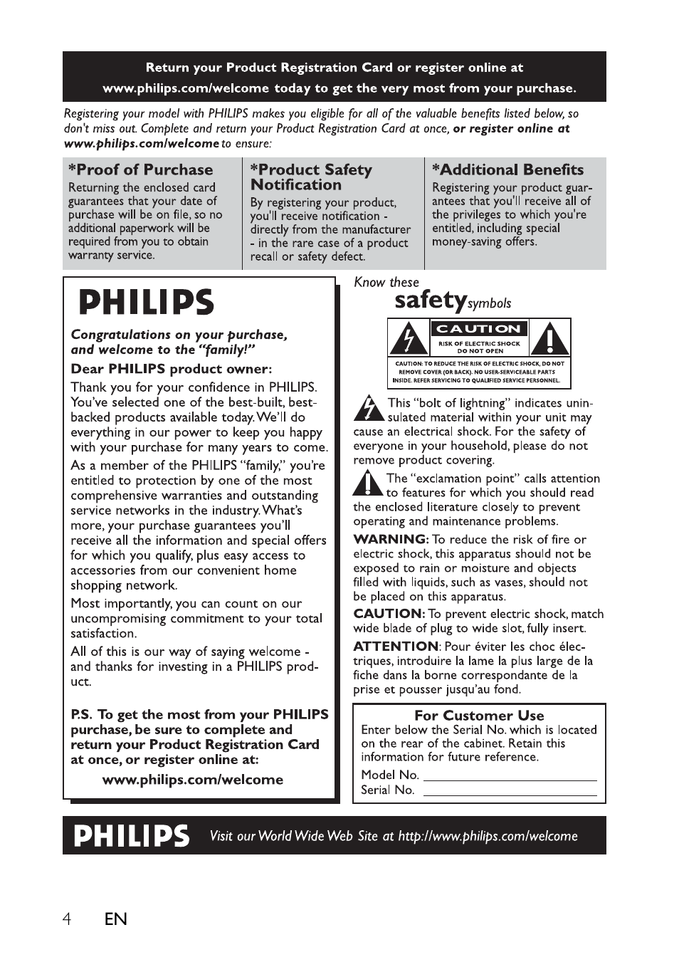 Philips Portable DVD Player User Manual | Page 5 / 19