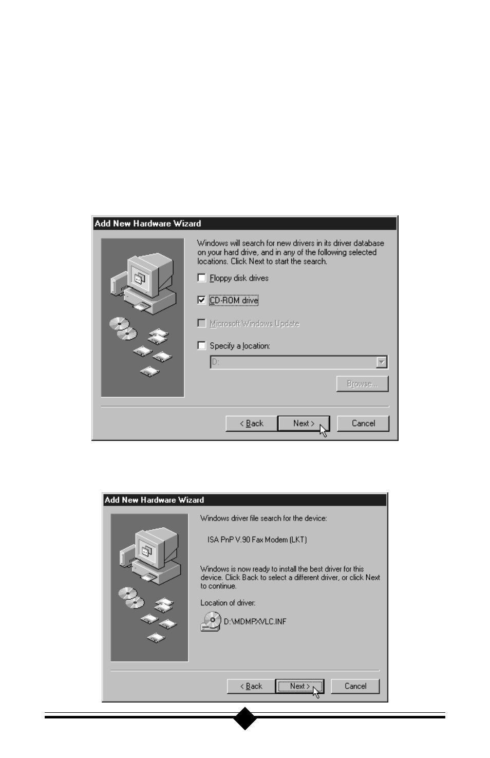 Actiontec electronic Plug n' Play Voice/Fax Modem V.90 ISA User Manual | Page 15 / 73