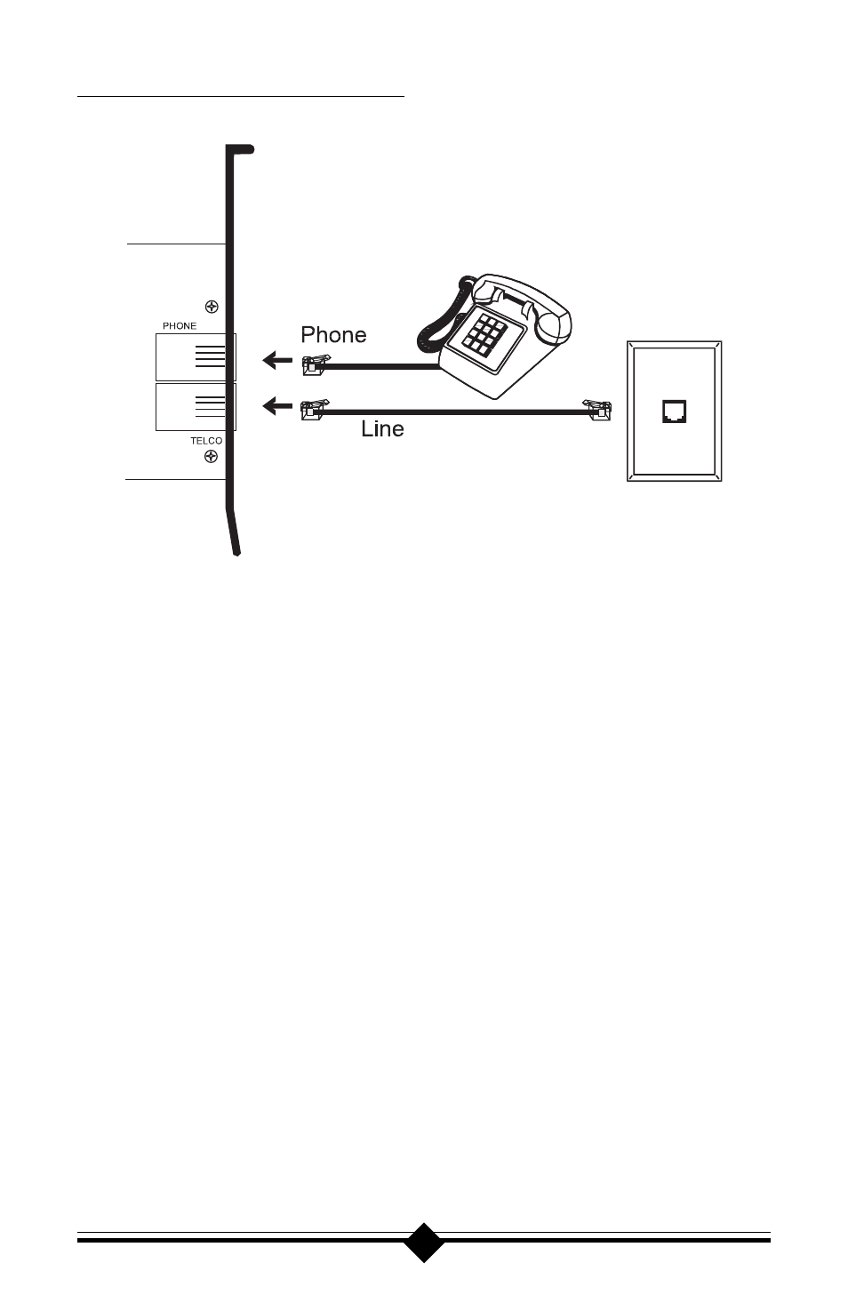 Connecting devices to the modem | Actiontec electronic Plug n' Play Voice/Fax Modem V.90 ISA User Manual | Page 8 / 73