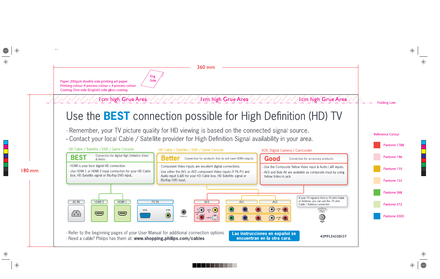 Philips 42PFL5432D-37 User Manual | 2 pages