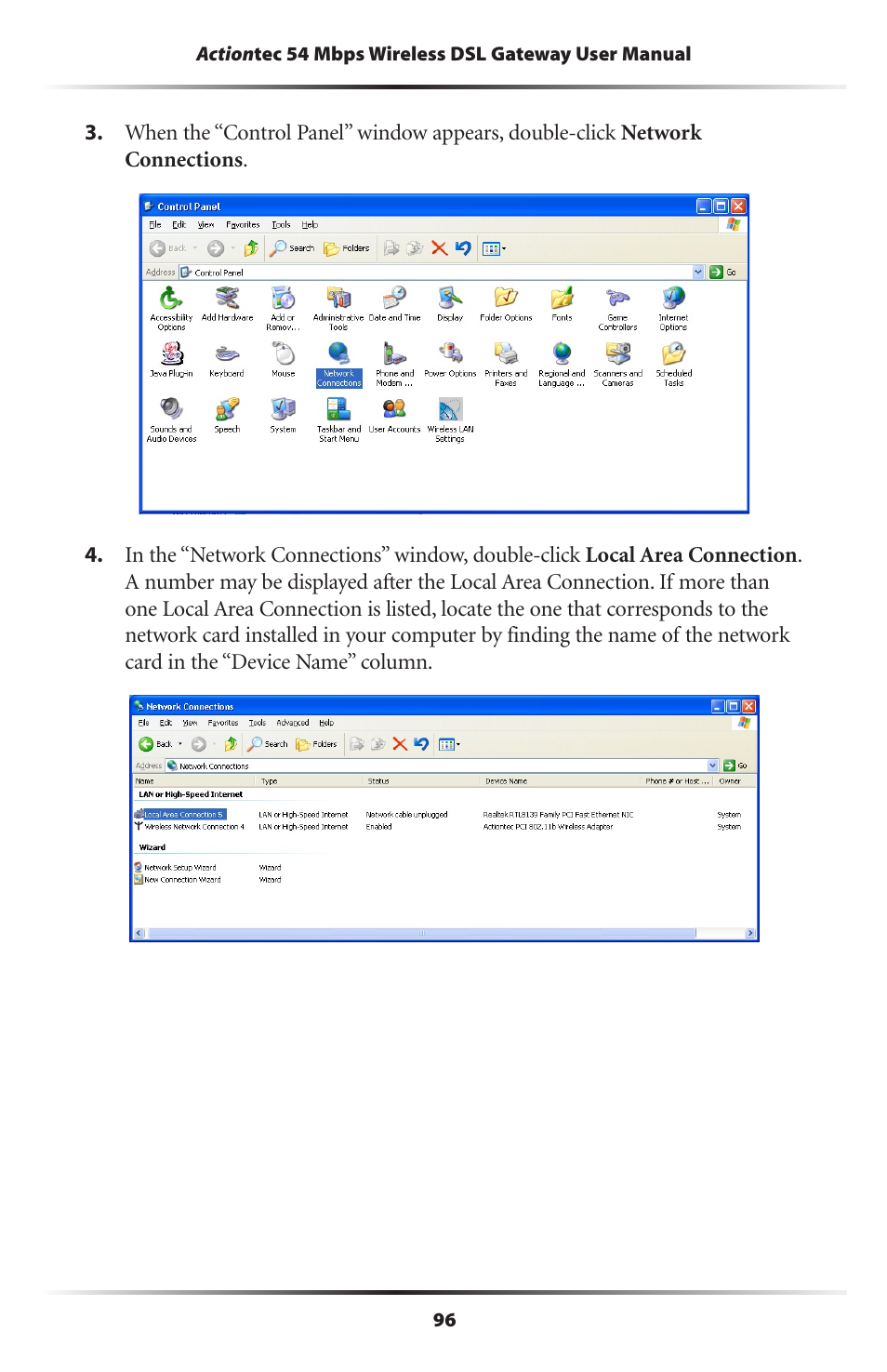 Actiontec electronic Actiontec Wireless DSL Gateway GT704WG User Manual | Page 101 / 123