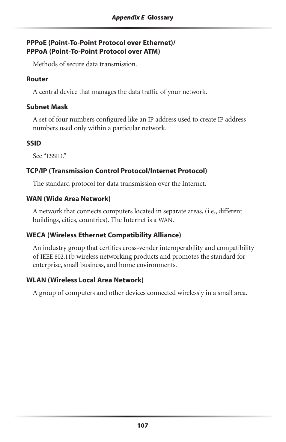 Actiontec electronic Actiontec Wireless DSL Gateway GT704WG User Manual | Page 112 / 123