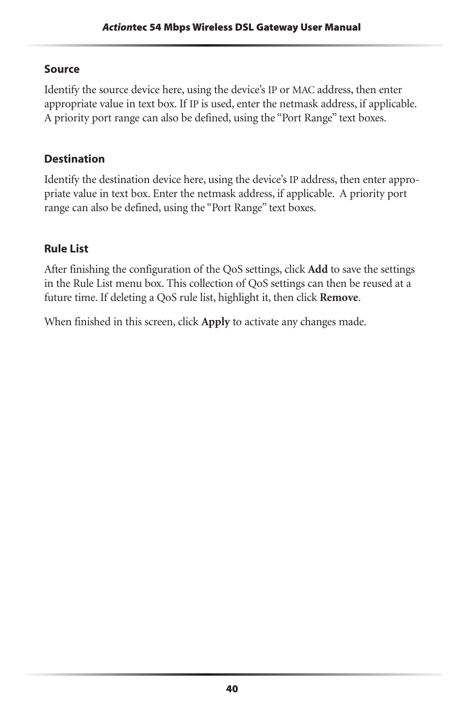 Actiontec electronic Actiontec Wireless DSL Gateway GT704WG User Manual | Page 45 / 123