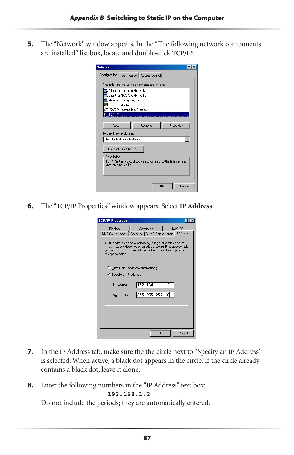 Actiontec electronic Actiontec Wireless DSL Gateway GT704WG User Manual | Page 92 / 123