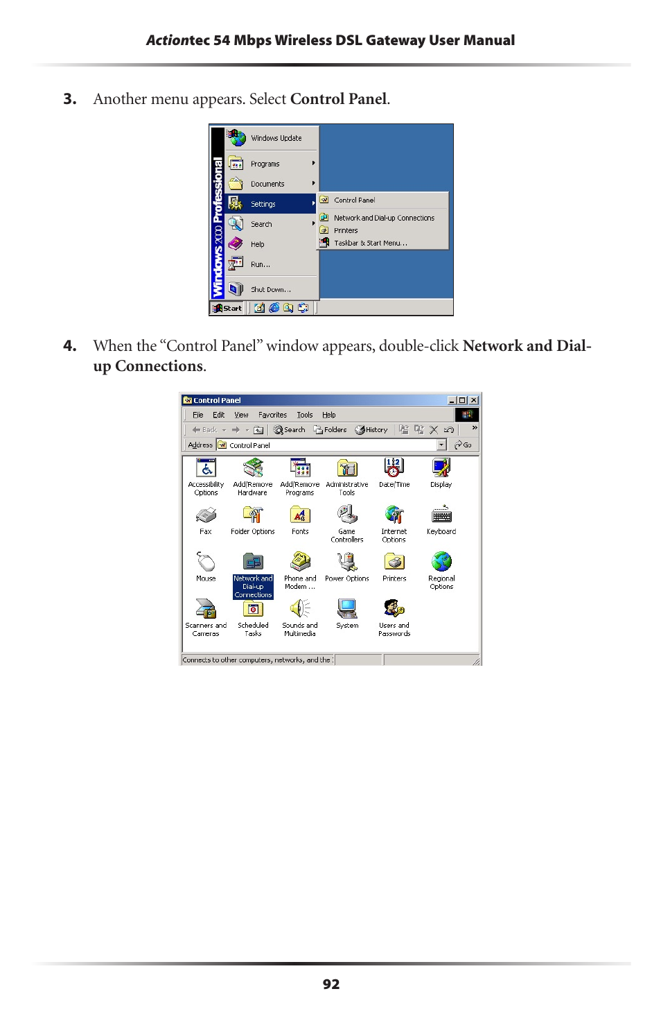 Actiontec electronic Actiontec Wireless DSL Gateway GT704WG User Manual | Page 97 / 123