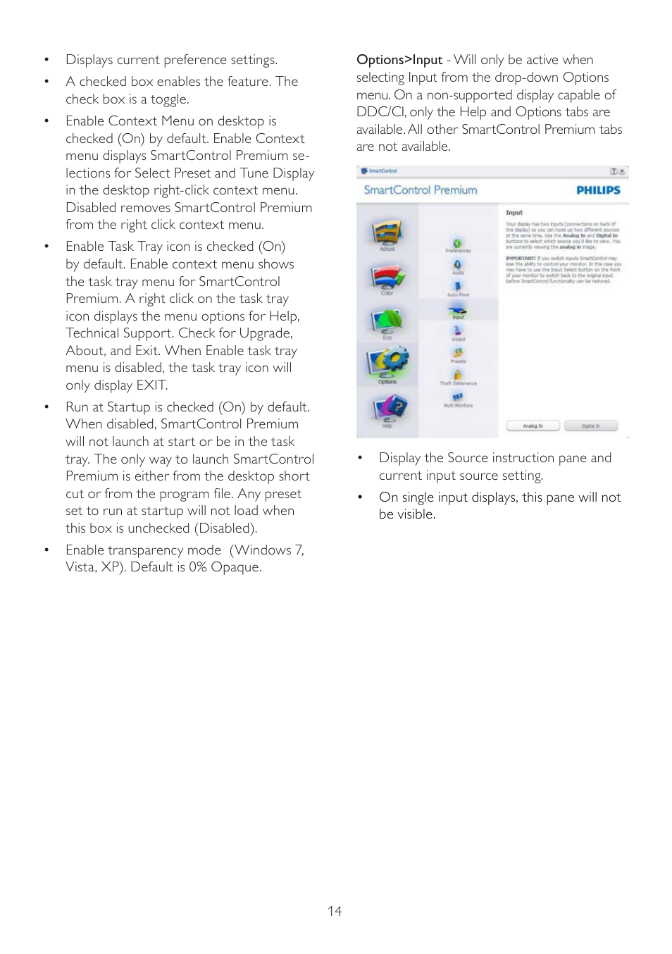 Philips Brilliance LED monitor with 2ms 239CL2SB Blade 23" 58.4 cm Full HD User Manual | Page 16 / 50