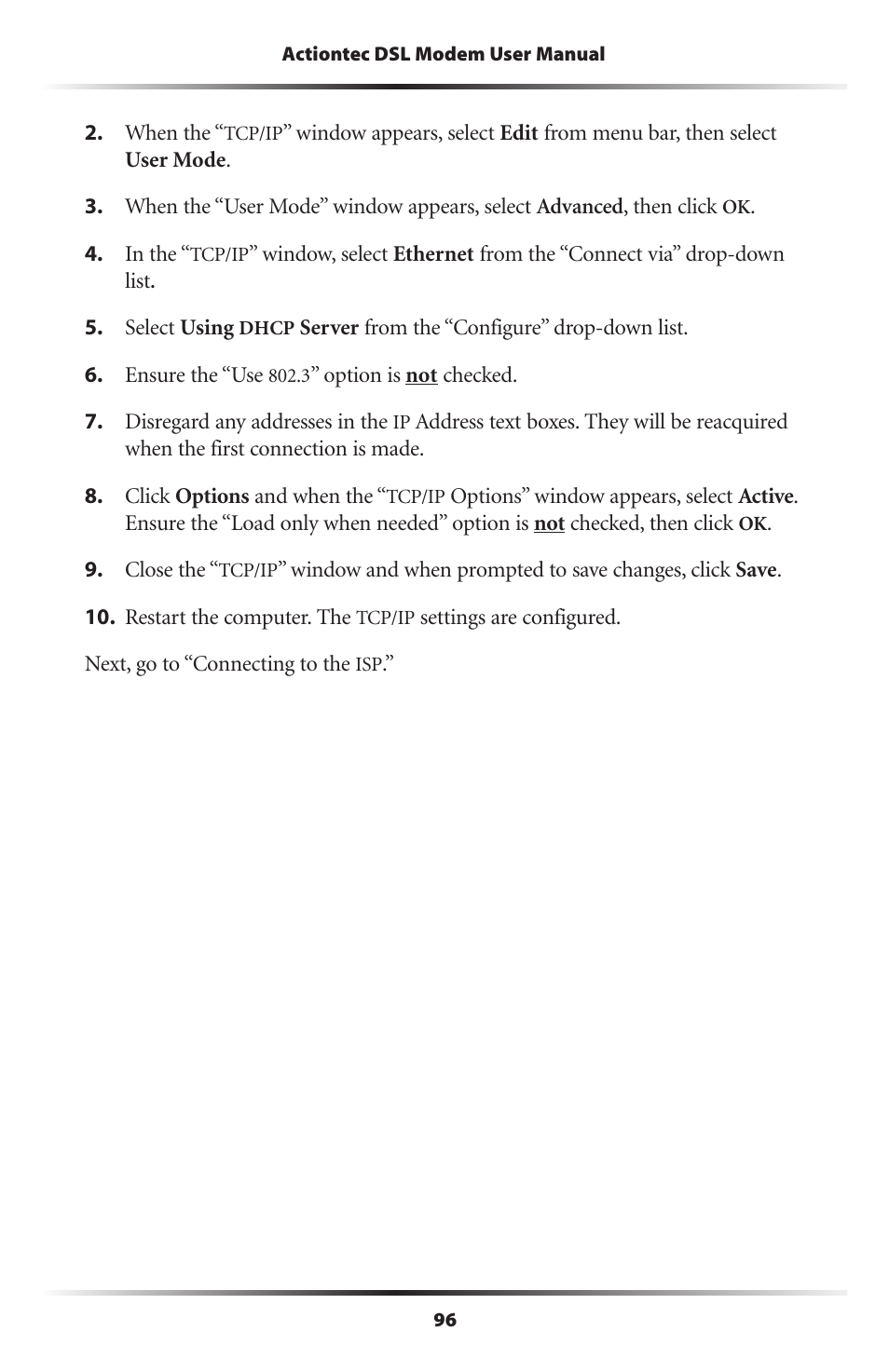 Actiontec electronic DSL Modem GT701WG-QW04 User Manual | Page 101 / 115