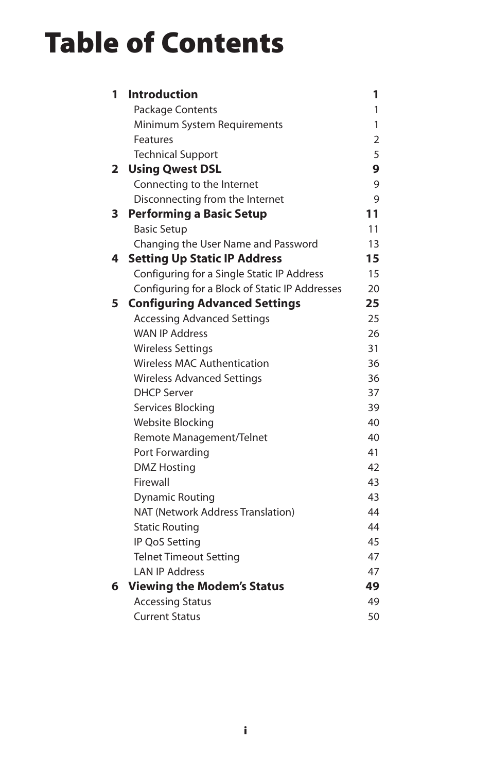Actiontec electronic DSL Modem GT701WG-QW04 User Manual | Page 2 / 115