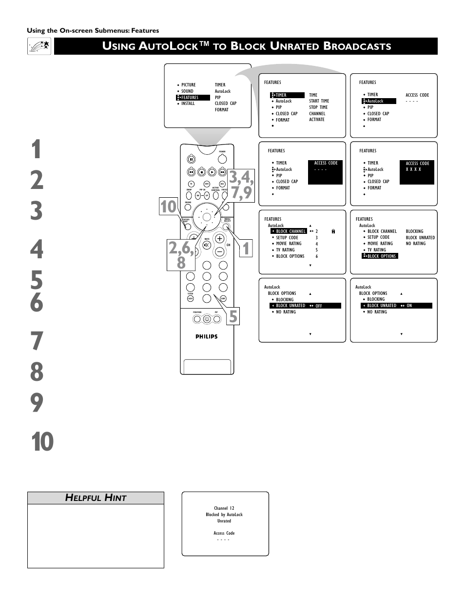 Philips 60PP9363H-17 User Manual | Page 50 / 72